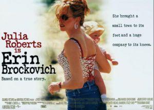 Movie poster image for the Erin Brockovich movie.
